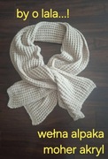 By o...lala ! Ciepły miękki  duży szal XXL 50X220 