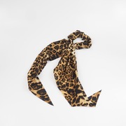 Gumka do włosów scrunchie jak apaszka kokarda panterka