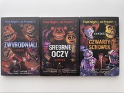 Five nights at freddy’s.3 tomy.Zwyrodniali,Srebrne oczy,Czwarty schowek