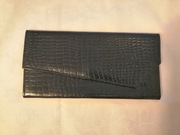 Czarna, skórzana kopertówka