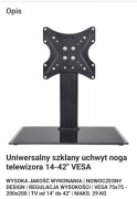 Uniwersalna Noga Podstawka Uchwyt Stojak Telewizora Monitora 14-42" TV VESA