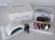 Zestaw Startowy Flexible Semilac Lampa LED UV 24/48W Hybrydy Paznokcie