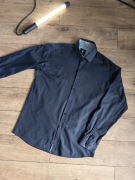 Męska koszula wizytówka Pako Larente, slim fit l, stan dobry.