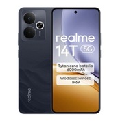 Realme 14T 5G8 GB/256 GB Obsidian Black NOWY Gwarancja 