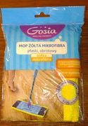 Gosia wkład do mopa płaskiego obrotowego Żółta Mikrofibra