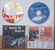 CD ACTION  69 2CD , gra e-RACER bez gazetki ,sprawne
