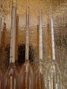 Stare areometry / densymetry szklane PRL, W-wa N-Miedzeszyn, zestaw la