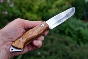 Nóż Bushcraft Full Tang Mocny 23 cm ze skórzaną pochwą