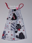 Worek z bawełny na pantofle do szkoły przedszkola 