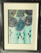 Obrazki z motywem abstrakcyjnych kwiatów 