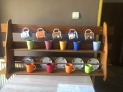 Półka modrzewiowa do kuchni