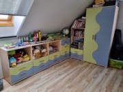 Komplet mebli do pokoju dziecięcego z firmy Wajnert