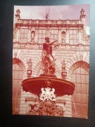 Pocztówka Fontanna Neptuna z XVII w. Gdańsk 1974 rok rarytas PRL