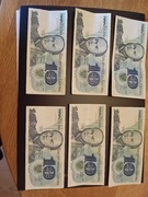 Banknot 10 zł Józef Bem PRL