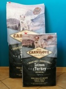 Zestaw Promocyjny: 12+4kg Carnilove Dog Puppy Salmon & Turkey + duo miska