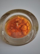 ŚWIECZKA ŻELOWA Z MUSZELKAMI TEA LIGHTS - POMARAŃCZOWA