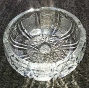 Kryształowa  stara popielniczka