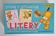 Zestaw tablic samościeralnych Litery