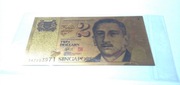 Banknot plastykowy Singapur 2 dolary