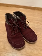 Trzewiki bordowe ocieplane ponad kostkę rozm. 37 Ryłko/Wojas