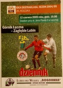 Ekstraklasa: Górnik Łęczna - Zagłębie Lubin 2005