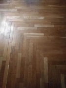Parkiet dębowy z demontażu szer. 6,5 cm dł. 20 cm i mniej