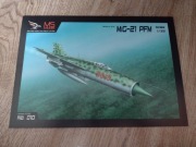 Model kartonowy MSModel Mig 21 PFM