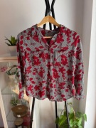 Koszula w paski floral print