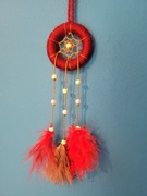 Czerwony łapacz snów