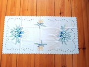 bialy swiateczny bieznik obrus na swieta bozego narodzenia serwetka