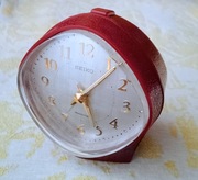 Vintage elegancki japoński budzik tranzystorowy Seiko  lata 70te 
