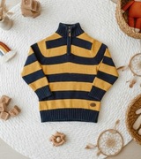 Sweter golf zapinany dla chłopca H&M 98