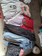 Paka ubrań 122 9 sztuk komplet