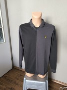 Lyle & Scott longsleeve Męski M szary grafit Polo Relaxed Fit 
