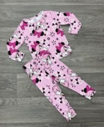 Komplet Minnie prążek dla dziewczynki 