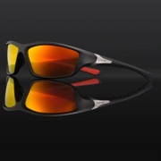 Okulary KAPOVE Sport RED UV+400 SREBNY Srebne tło 