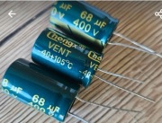 Kondensator 68uf /400V 105°C 16x25mm. Wyprzedaż. 