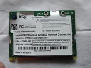 Karta Wi-Fi Intel PRO Wireless 2200 BG + anteny