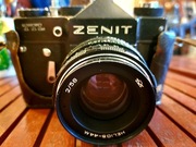 Aparat fotograficzny ZENIT TTL wraz z futerałem