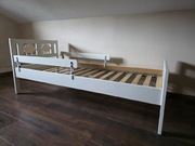 IKEA KRITTER Rama łóżka z dnem z listew, biały, 70x160 cm