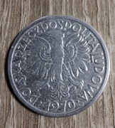 2 złote jagody z 1970 roku PRL z zagiętą siódemką obiegowa