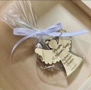 Podziękowanie zawieszka lustrzany Aniołek złoty