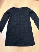 Czarna sukienka Reserved dziewczynka rozmiar 134