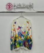 Wiosenny cienki sweterek oversize'owy uniwersalny 