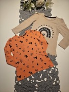 Bluzki dziewczęce, długi rękaw, r. 98  2-pak