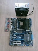 Płyta główna Gigabyte GA-970A-UD3 + Phenom 3.0GHz+ chłodzenie+12GB DDR3 