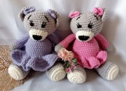 Maskotki ręcznie robione chrzest roczek podziękowania 