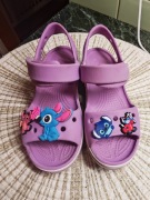 Sandały dziewczęce Crocs J1 32/33 + przypinki