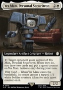 MTG Magic - Yes Man, Personal Securitron FOIL