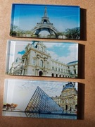 Mozaika szklana prostokąty 4,5x9,8cm nadruk na szkle PARYŻ